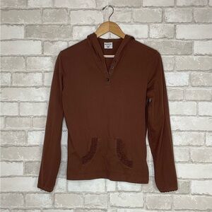 Columbia Women's Chocolate Brown Hoodie Sweatshirt Size M